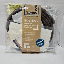 ROVING COVE Safe Edge Furniture  Corner Cushions Jumbo Pack - Brown -18ft   New