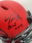 TREY McBRIDE SIGNED ARIZONA CARDINALS RAVE SPEED MINI HELMET FANATICS w/script — photo 2