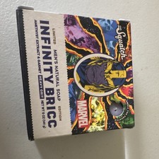 Dr. Squatch Marvel Infinity Bricc Men's Natural Soap Amethyst Garnet 5 oz