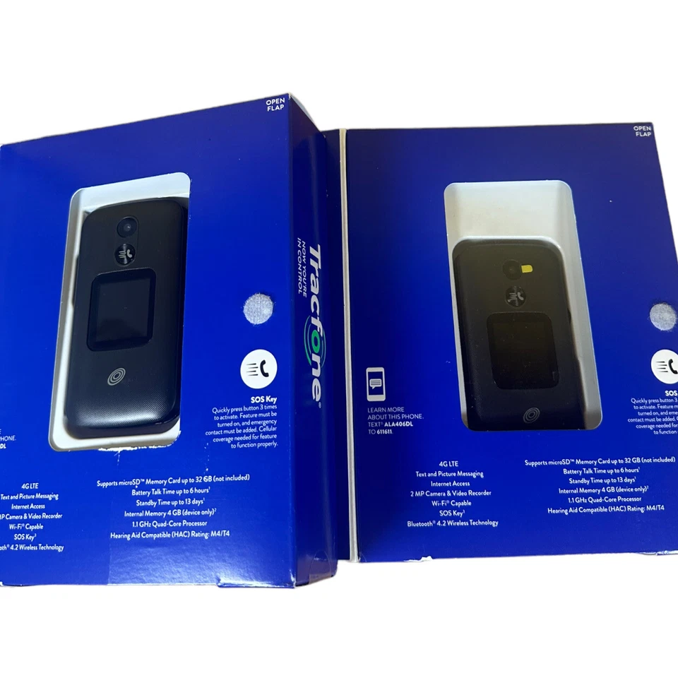 Flip Phone TracFone my Flip 2 Pre-Paid  2 Cell Phone - Image 2 of 4