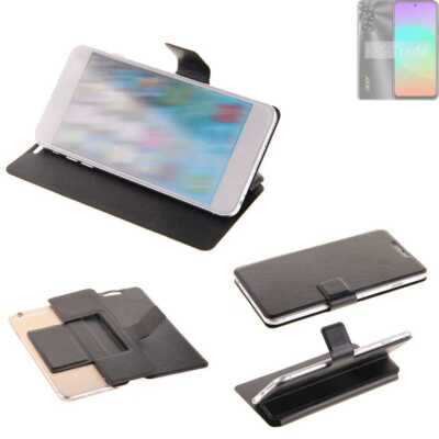 Handy-Hülle für Acer Sospiro A61LX Flip-Cover Case Schutzhülle schwarz