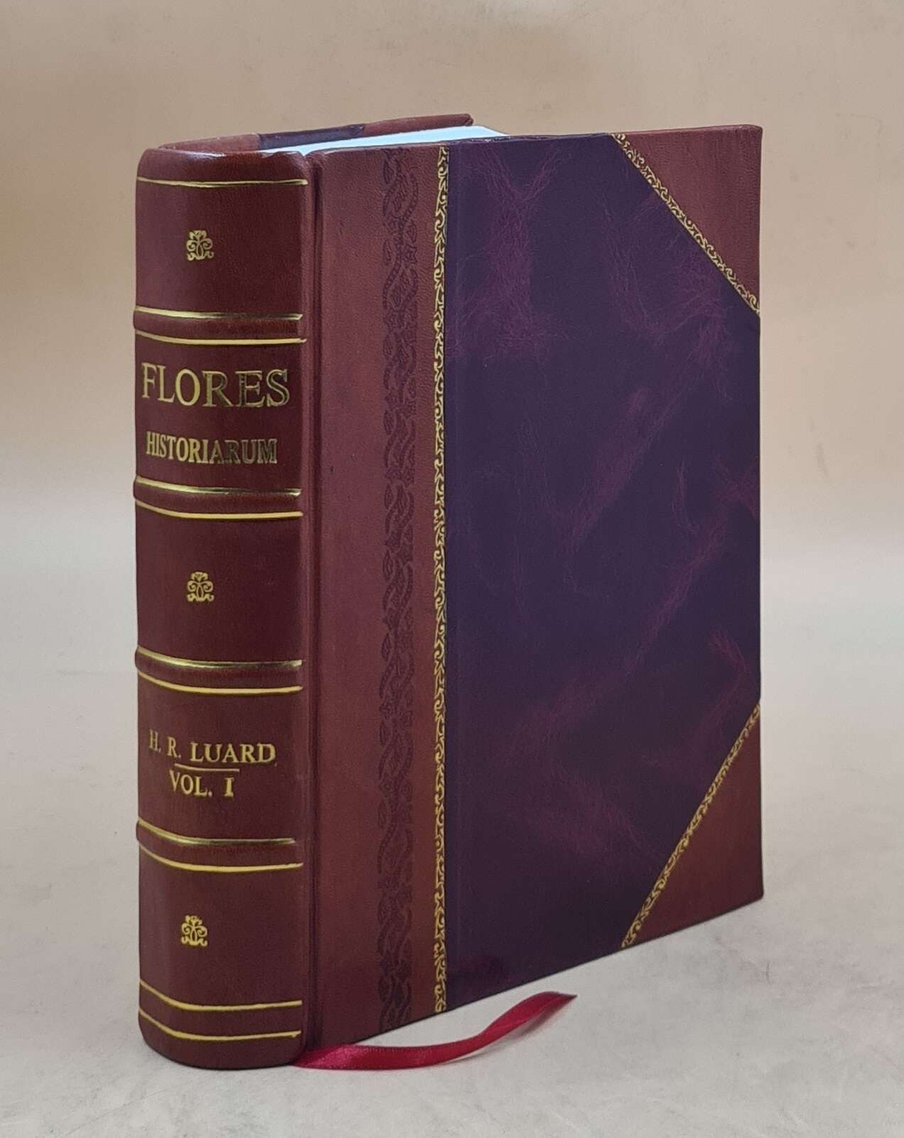 Leather Bound Flores Historiarum Edited by Henry Richards Luard