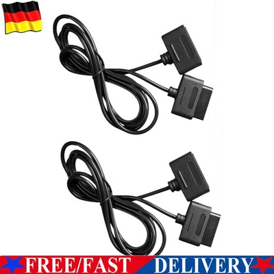 2PCS 18M Game Controller -Erweiterungskabel Datenkabel für Nintendo SNES Control