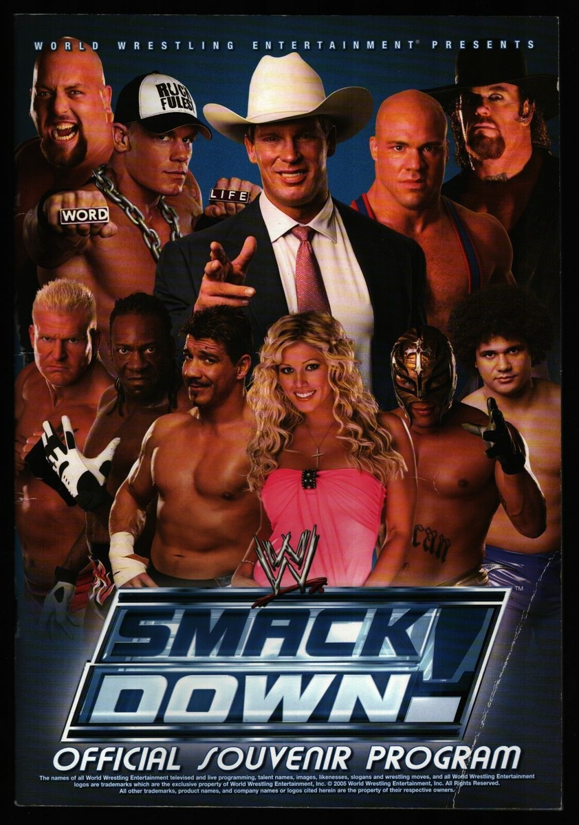 WWE Smackdown & RAW 2005 Official Souvenir Program DOUBLE