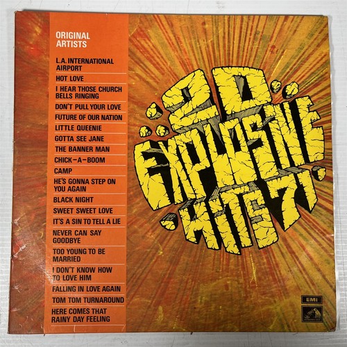 20 Explosive Hits 71 Vinyl Record Album Compilation 1971 EMI TVSS7 - Picture 2 of 7