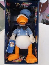 DISNEY DONALD DUCK Plush Doll "65 FEISTY YEARS" NEW IN ORIGINAL BOX 13" 1999