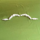 Shabby Chic Carved Swag White Long Rose DIY Architectural Furniture Applique