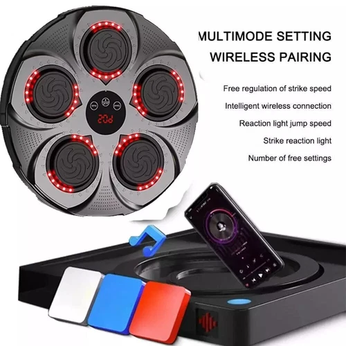 Boxing Machine Wall Mount Bluetooth Music Electronic Boxing Training Punching UK - Picture 15 of 17