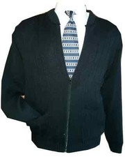 Cardigans Plain Zip Up Fasten Big Sizes Zipper Cardigan Knitted  3XL 4XL 5XL 6X