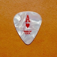 Aerosmith - Joe Perry Ace of Hearts Guitar pick Park Theater LAS VEGAS 2019