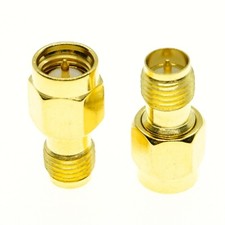 Adapter SMA to SMA RP-SMA Male Female Jack Rf Connector Straight Gold Plating
