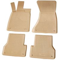 Gummi Fussmatten FüR Audi A6 C7 4G Allroad Avant Limo 2011-2018 | Beige Mit Rand