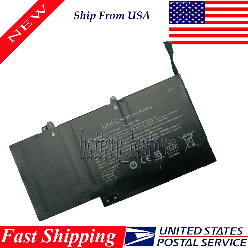 Batería Compatible con HP Envy X360 15-U111DX 15-U001XX 15-U310NR 15-U363CL Foto 2 de 2