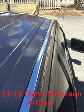 For 2014-2018 CHEVY SILVERADO CHROME ROOF TOP TRIM MOLDING KIT