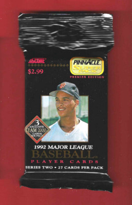 Baseball Score 1992 MLB Pinnacle Series 2 - Pack Beutel 27 Karten