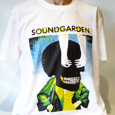 T-Shirt Soundgarden Grunge Rock Metal – Unisex, Cotone, Girocollo, Taglie S-3XL