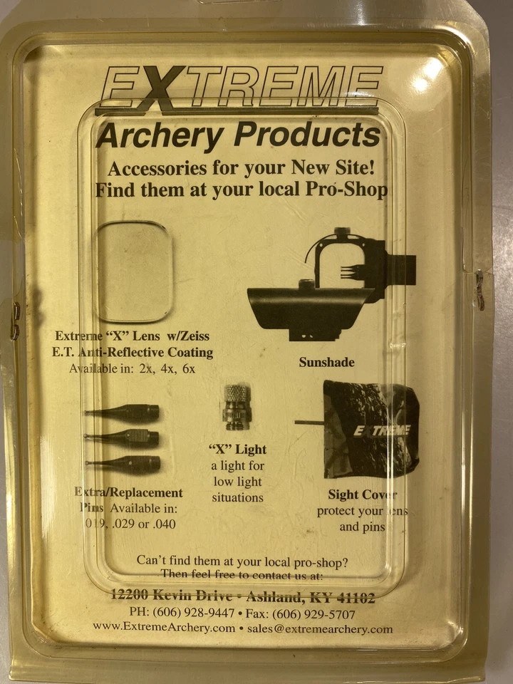 Extreme Archery XFH-300 Eclipse Bow Sight Kit, 3 Pin, New - Image 4 of 4