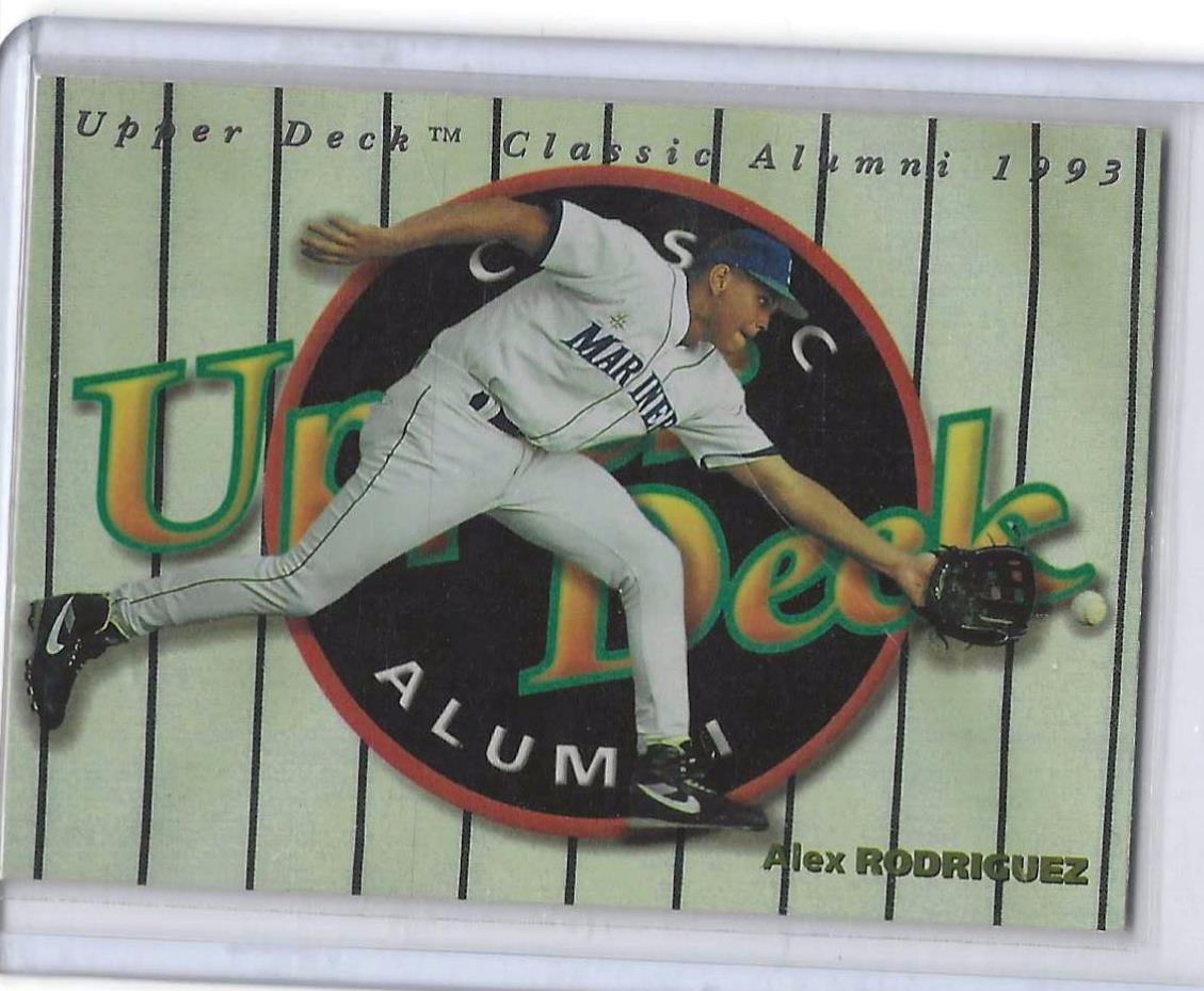 ALEX RODRIGUEZ 1993 UPPER DECK ROOKIE RC ALUMNI #298 | eBay