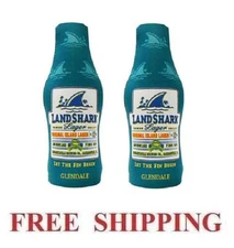 LANDSHARK GLENDALE 2 ZIP UP BEER BOTTLE KOOZIE COOLIE COOZIE COOLERS HUGGIE NEW
