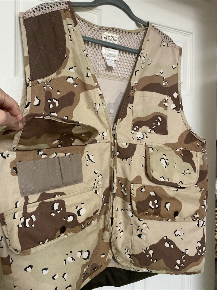 Vintage Sport line Sportswear Hunting Fowl/ Duck Camouflage Vest Size XL - Image 3 of 4