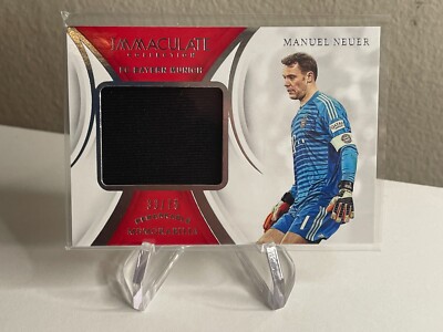 Manuel Neuer /75 MATCH WORN Remarkable Material 2018-19 Panini Immaculate #RM-MN