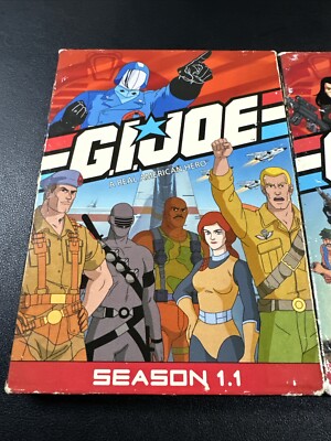 G.I. Joe Season 1.1 and 1.2 DVD Shout Factory TV Animated Series