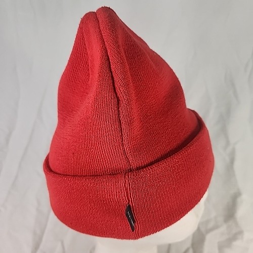 Nike Hat Dri Fit Beanie Team USA Swoosh Logo Red Acrylic Olympics Adult One Size - Picture 4 of 6