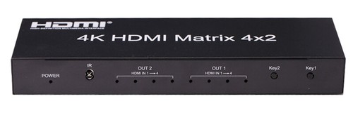 3D 4K 1080p EDID PC To TV HDMI Matrix 4x2 Switch Splitter Converter 4 In 2 Out - Picture 8 of 12