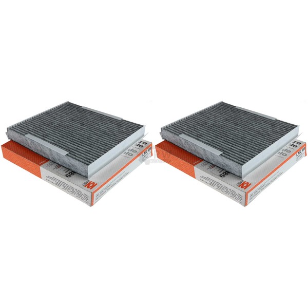 2X Mahle / Knecht Innenraumfilter Innenraumluft Pollenfilter LAK 189-image