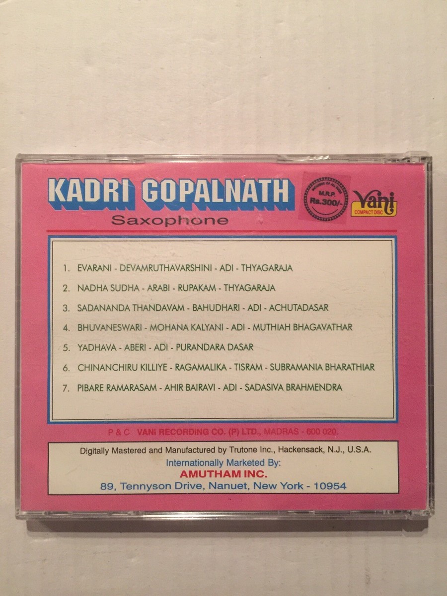 Kadri Gopalnath Saxophone Violin Mridangam South Indian Classical