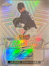 2021 Leaf Metal Draft Future Stars Autographs#FS-JD1 Jasson Dominguez