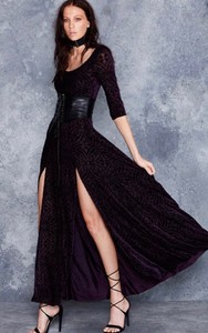 burned velvet dress
