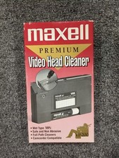 Maxell VCR Video Premium Head Cleaner Wet Type VHS VP-200