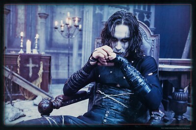 1994 The Crow Movie Poster 11X17 Brandon Lee Eric Draven Ernie Hudson  