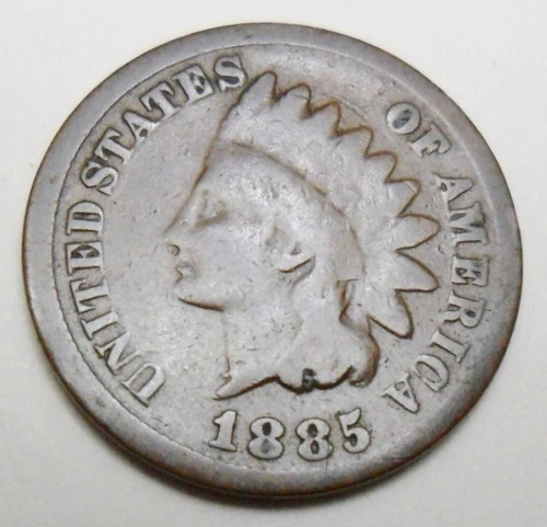 1885 P Indian Head Cent Penny  *G - GOOD*  **FREE SHIPPING**