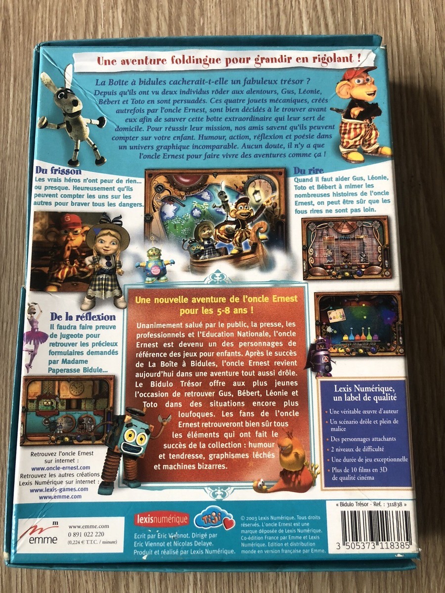 Jeu L'Album Secret De L'Oncle Ernest – PC/Mac, Windows 95, Bigbox, Bon état