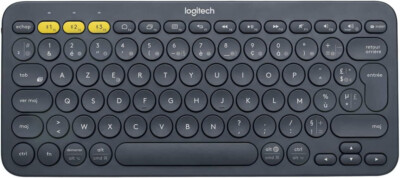 Logitech K380 Multi-Device Bluetooth Tastatur, schwarz, AZERTY FR  Französisch