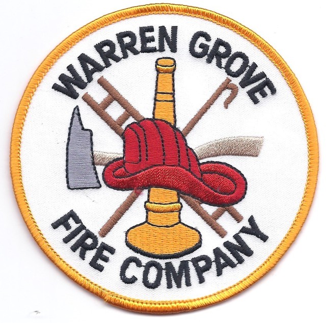 **WARREN GROVE FIRE DEPARTMENT FIRE COMPANY UNKNOWN STATE FIRE PATCH