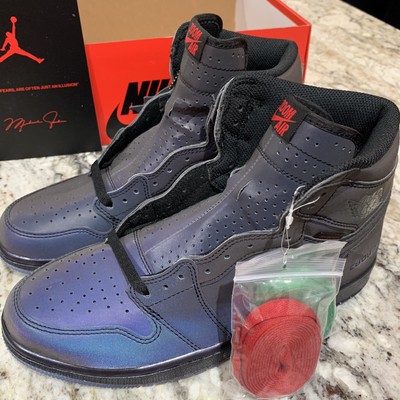 Nike Air Jordan Retro 1 HIGH OG Zoom Fearless (Size 10) Multicolor Iridescent 193655889653 | eBay
