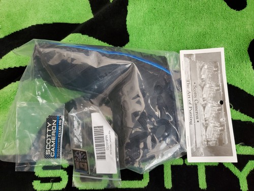 2019 Scotty Cameron member Putter head cover Club Cameron Headcover Pin&Decal⛳  