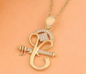Authentic 1Ct Round Cut Simulated Diamond Women's Ganesh Pendant 14K Yellow Gold Plated