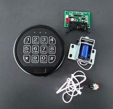 Gun Safe Lock Replacement Black Keypad with Solenoid Lock Safe Electronic Lock
