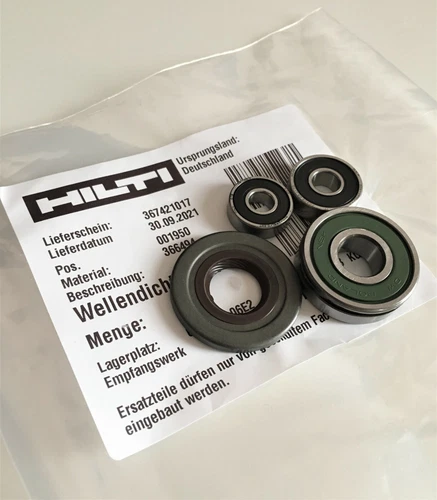 Rotor Armature Bearings, Oil Seal HILTI TE56 ATC TE60 ATC TE46 ATC 366168 366494 - Picture 1 of 4