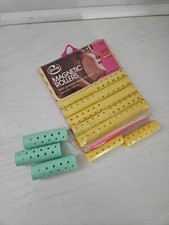 Vintage Goody Perm Rods Hard Plastic Wave Perm Curlers Rollers Rods 23 Pieces