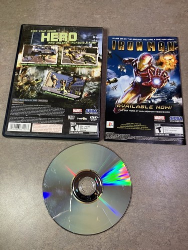 The Incredible Hulk PS2 - Authentic Complete Tested 😎👍🎮🔥 - Picture 2 of 8