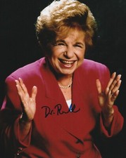 * DR. RUTH WESTHEIMER * signed autographed 8x10 photo * SEX THERAPIST * 2