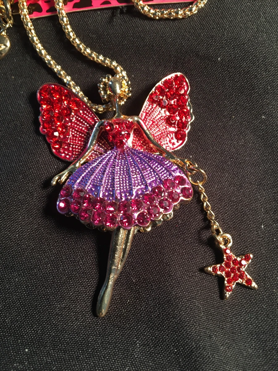 Betsey johnson deals fairy necklace