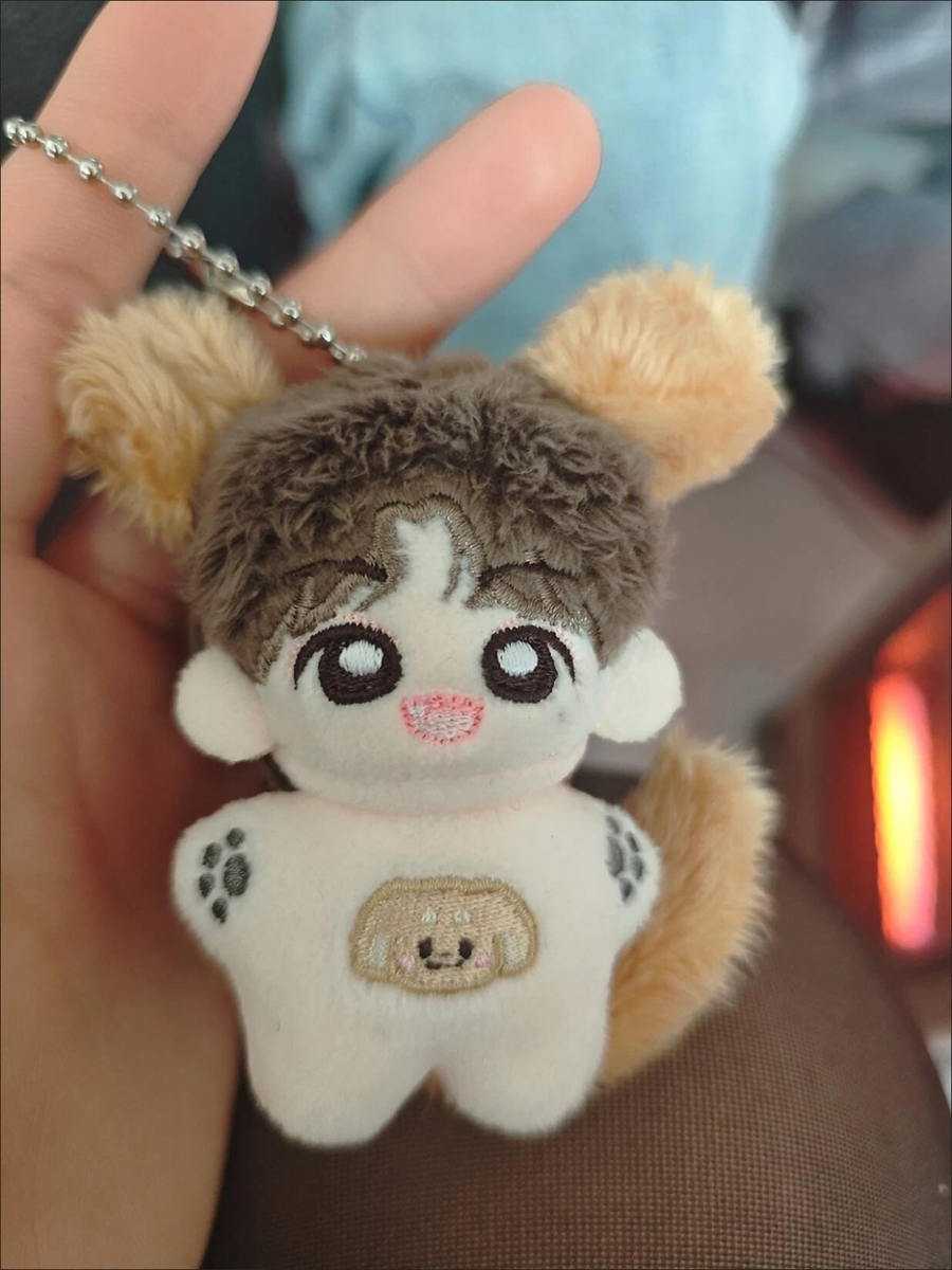 5cm KPOP SEVENTEEN Puppy Kim MINGYU Plush Doll Stuffed Toy Pendant