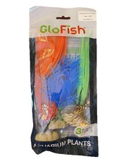 Two Packs Of Artificial Aquarium Plants Glofish Plastic Fishtank Decorations