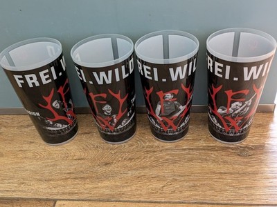Frei.Wild Tourbecher Set 2019 Frankfurt Das Stadium Trägt Geweih - 4 Stck